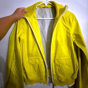 PRADA Yellow Windbreaker Jacket (Women’s Medium)